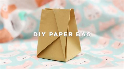 fake paper lunch bag|origami paper lunch bag.